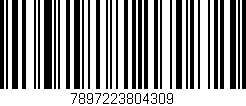 Código de barras (EAN, GTIN, SKU, ISBN): '7897223804309'