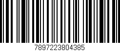 Código de barras (EAN, GTIN, SKU, ISBN): '7897223804385'