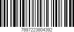 Código de barras (EAN, GTIN, SKU, ISBN): '7897223804392'