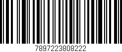 Código de barras (EAN, GTIN, SKU, ISBN): '7897223808222'