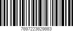 Código de barras (EAN, GTIN, SKU, ISBN): '7897223829883'