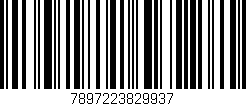 Código de barras (EAN, GTIN, SKU, ISBN): '7897223829937'