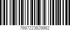 Código de barras (EAN, GTIN, SKU, ISBN): '7897223829982'