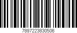 Código de barras (EAN, GTIN, SKU, ISBN): '7897223830506'