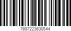 Código de barras (EAN, GTIN, SKU, ISBN): '7897223830544'