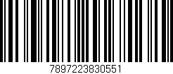 Código de barras (EAN, GTIN, SKU, ISBN): '7897223830551'