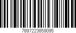 Código de barras (EAN, GTIN, SKU, ISBN): '7897223859095'
