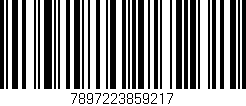 Código de barras (EAN, GTIN, SKU, ISBN): '7897223859217'