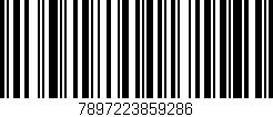 Código de barras (EAN, GTIN, SKU, ISBN): '7897223859286'