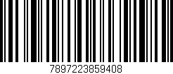 Código de barras (EAN, GTIN, SKU, ISBN): '7897223859408'