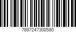 Código de barras (EAN, GTIN, SKU, ISBN): '7897247300580'