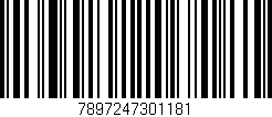 Código de barras (EAN, GTIN, SKU, ISBN): '7897247301181'