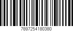 Código de barras (EAN, GTIN, SKU, ISBN): '7897254180380'