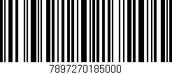 Código de barras (EAN, GTIN, SKU, ISBN): '7897270185000'