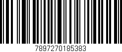 Código de barras (EAN, GTIN, SKU, ISBN): '7897270185383'