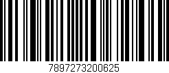 Código de barras (EAN, GTIN, SKU, ISBN): '7897273200625'
