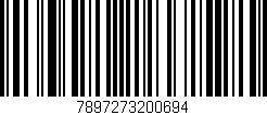 Código de barras (EAN, GTIN, SKU, ISBN): '7897273200694'