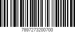 Código de barras (EAN, GTIN, SKU, ISBN): '7897273200700'