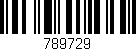 Código de barras (EAN, GTIN, SKU, ISBN): '789729'