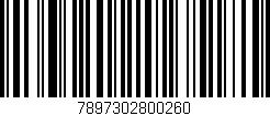 Código de barras (EAN, GTIN, SKU, ISBN): '7897302800260'