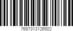 Código de barras (EAN, GTIN, SKU, ISBN): '7897313126502'