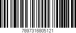 Código de barras (EAN, GTIN, SKU, ISBN): '7897316805121'