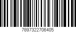 Código de barras (EAN, GTIN, SKU, ISBN): '7897322706405'