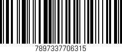 Código de barras (EAN, GTIN, SKU, ISBN): '7897337706315'