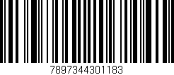 Código de barras (EAN, GTIN, SKU, ISBN): '7897344301183'