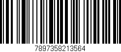 Código de barras (EAN, GTIN, SKU, ISBN): '7897358213564'