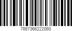 Código de barras (EAN, GTIN, SKU, ISBN): '7897366222060'