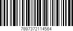 Código de barras (EAN, GTIN, SKU, ISBN): '7897372114564'