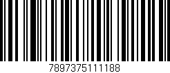 Código de barras (EAN, GTIN, SKU, ISBN): '7897375111188'