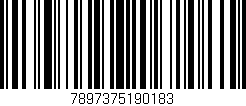 Código de barras (EAN, GTIN, SKU, ISBN): '7897375190183'