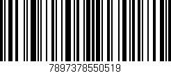 Código de barras (EAN, GTIN, SKU, ISBN): '7897378550519'
