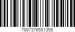 Código de barras (EAN, GTIN, SKU, ISBN): '7897378551356'