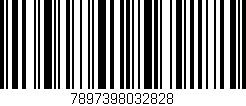 Código de barras (EAN, GTIN, SKU, ISBN): '7897398032828'