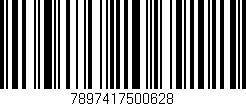 Código de barras (EAN, GTIN, SKU, ISBN): '7897417500628'