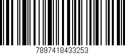 Código de barras (EAN, GTIN, SKU, ISBN): '7897418433253'