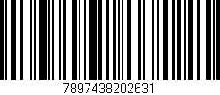 Código de barras (EAN, GTIN, SKU, ISBN): '7897438202631'
