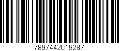 Código de barras (EAN, GTIN, SKU, ISBN): '7897442019287'