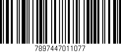 Código de barras (EAN, GTIN, SKU, ISBN): '7897447011077'
