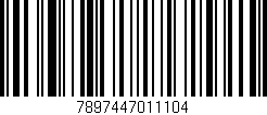 Código de barras (EAN, GTIN, SKU, ISBN): '7897447011104'