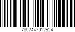 Código de barras (EAN, GTIN, SKU, ISBN): '7897447012524'