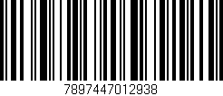 Código de barras (EAN, GTIN, SKU, ISBN): '7897447012938'