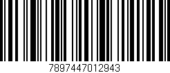 Código de barras (EAN, GTIN, SKU, ISBN): '7897447012943'
