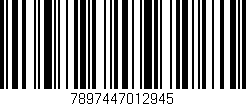 Código de barras (EAN, GTIN, SKU, ISBN): '7897447012945'