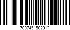 Código de barras (EAN, GTIN, SKU, ISBN): '7897451582017'