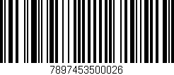 Código de barras (EAN, GTIN, SKU, ISBN): '7897453500026'