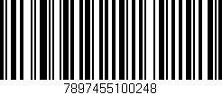Código de barras (EAN, GTIN, SKU, ISBN): '7897455100248'